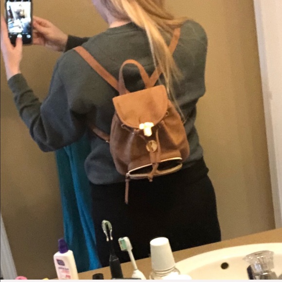 Mini Suede Backpack - Picture 4 of 4